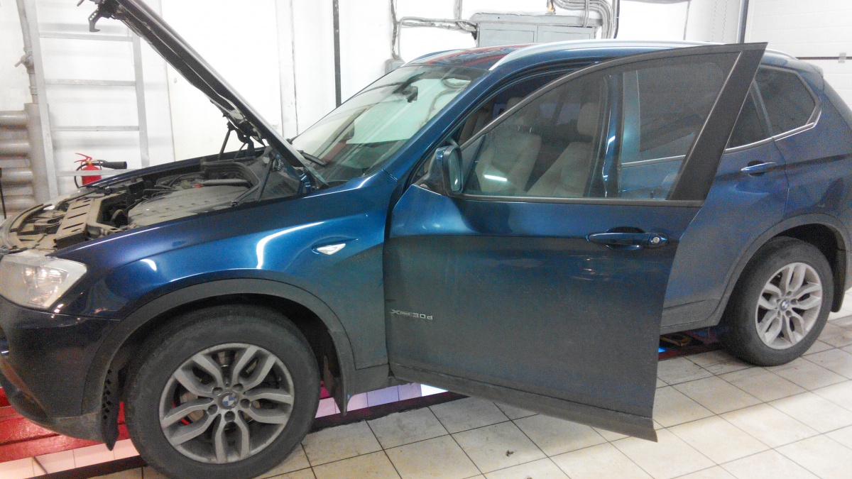 Замена масла в АКПП BMW X3 2012