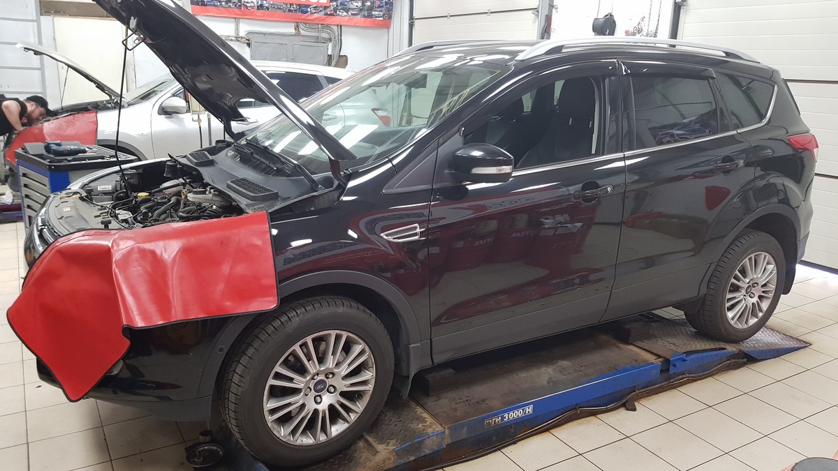 Замена масла в АКПП Ford Kuga 2014